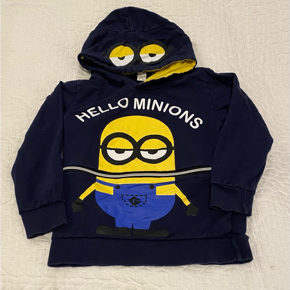 Minions Kids Hoodie - Navy
